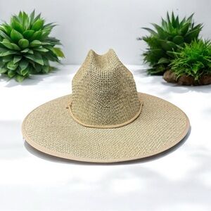 Wide Brim Straw Hat for Sun, Fishing, or beach